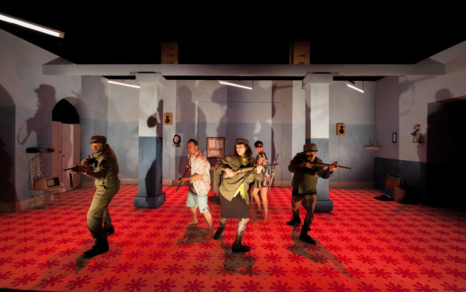 ¡Bienvenidos Blancos! — production photo